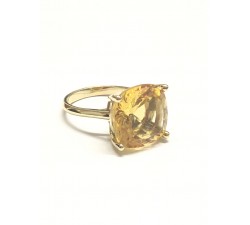 sortija oro amarillo citrino  9.89 ct