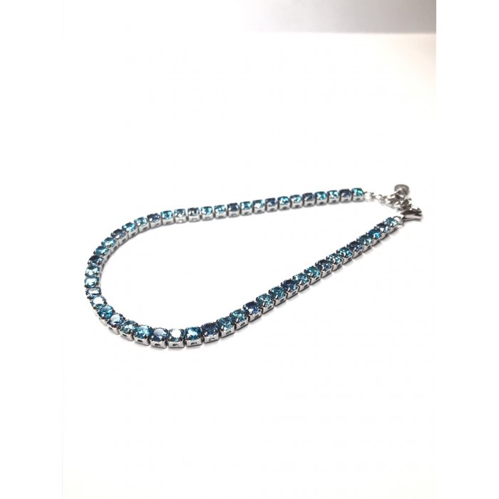 pulsera plata riviere circonitas