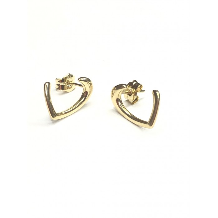 pendientes oro amarillo presion