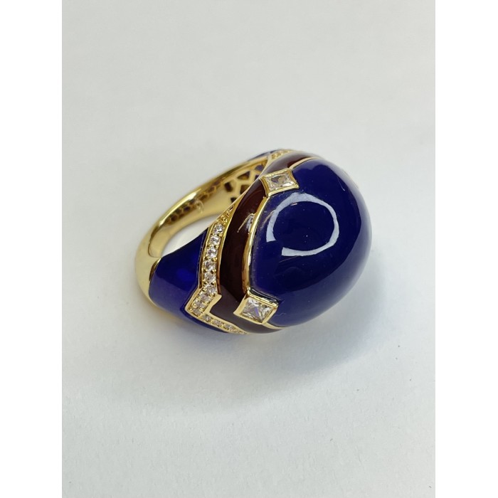 sortija laton dorado esmalte