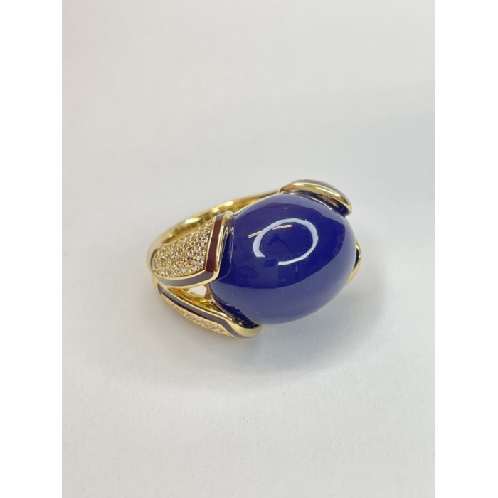 sortija laton dorado esmalte