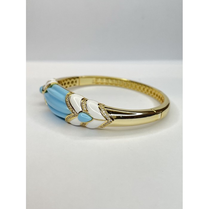 pulsera laton esmaltado circonitas